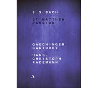 BACH: ST. MATTHEW PASSION - RADEMANN, GAECHINGER CANTOREY NEW DVD