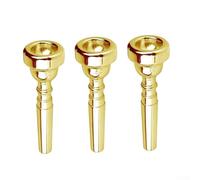 Bach Style Trumpet Mouthpiece for TRIO 3C 5C 7Cs Enhance Your Performance(Gold)