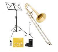 Bach TB502B Student Bb/F Trombone Package Medium/Large Bore