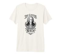 Bach The Cantor Baroque Portrait Pipe Organ Classical Music Premium T-Shirt