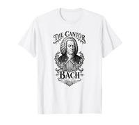 Bach The Cantor Baroque Portrait Pipe Organ Classical Music T-Shirt