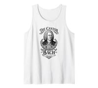 Bach The Cantor Baroque Portrait Pipe Organ Classical Music Tank Top
