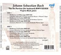 Virginia Black, Harpsichord - Johann Sebastian Bach: Keyboard Partitas, BWV 825 & BWV 830