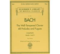 Bach: The Well-Tempered Clavier 48 Preludes and Fugues: Complete Books 1 and II for Piano (Schirmer's Library of Musical Classics): Complete Books 1 and 2: 2057
