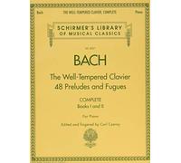 Bach: The Well-Tempered Clavier 48 Preludes and Fugues: Complete Books 1 and II for Piano (Schirmer's Library of Musical Classics) (December 8, 2006) Paperback