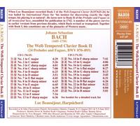 BACH: THE WELL-TEMPERED CLAVIER BOOK 2 NEW CD