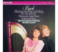 Bach: Three Sonatas for Flute and Harp