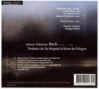 BACH: TOMBEAU DE SA MAJEST‚ LA REINE DE POLOGNE NEW CD