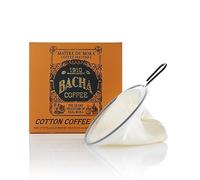 Bacha Coffee | 100% Cotton Coffee Filter, 125mm/4 fl oz Serving Size