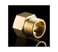 Bachangz-Fitting Brass Fitting F/M Metric to Imperial Female to Male Thread Brass Pipe Connectors Copper Coupler Adapter Threaded Joint, Garden Irrigation Pipe(M16X1.5-G1I8)