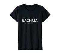 Bachat@ Vintage Congress Dance | SBK Salsa Bachata Kizomba Value Graphic T-Shirt, Women, Black, M