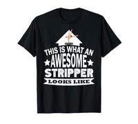 Bachelor first party gag stripper design men college funny T-Shirt