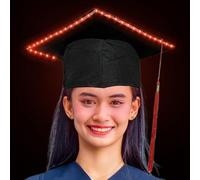 Bachelor Hat for Graduation Ceremony - Bright Student Hat for Child, Tassel Accessory for University Costume, Party Decoration, High School Theme, Higher Education, Event