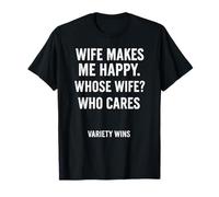 Bachelor Party Shirt - Variety Wins & No Regrets T-Shirt