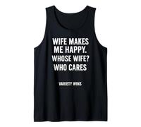 Bachelor Party Shirt - Variety Wins & No Regrets Tank Top