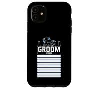 Bachelor Party with Checklist Groom Mission Humorous Case for iPhone 11
