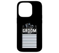 Bachelor Party with Checklist Groom Mission Humorous Case for iPhone 14 Pro