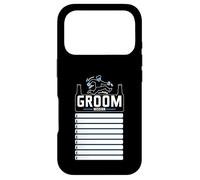 Bachelor Party with Checklist Groom Mission Humorous Case for iPhone 17 Pro
