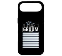 Bachelor Party with Checklist Groom Mission Humorous Case for iPhone Air