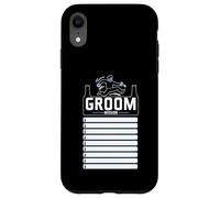 Bachelor Party with Checklist Groom Mission Humorous Case for iPhone XR