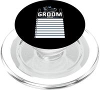Bachelor Party with Checklist Groom Mission Humorous PopSockets PopGrip for MagSafe