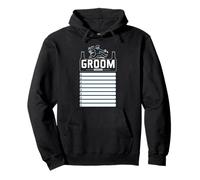 Bachelor Party with Checklist Groom Mission Humorous Pullover Hoodie