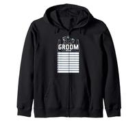 Bachelor Party with Checklist Groom Mission Humorous Zip Hoodie
