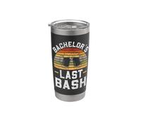 Bachelor´s Last Bash Vintage Groomsquad Groom Squad Bride Stainless Steel Insulated Tumbler