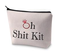 Bachelorette Kit Bags Bridal Shower Gift Oh Shit Kit Makeup Bag Wedding Party Cosmetic Bag Bridesmaid Makeup Pouch (Oh Shit Kit)
