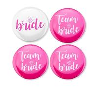 Bachelorette Party Badge Pins Set Team Groom Bride Button Brooch Pin Wedding Day Favors Accessories Marriage Bach Party Decorations, Alloy Steel, no gemstone