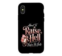 Bachelorette Party Raise Hell Before The Bells Gift Case for iPhone X/XS