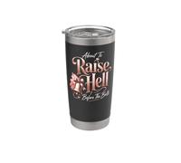 Bachelorette Party Raise Hell Before The Bells Gift Stainless Steel Insulated Tumbler