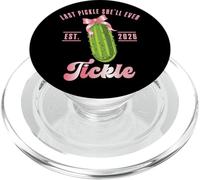 Bachelorette Pickle She'll Tickle Funny Bride Bridal Party PopSockets PopGrip for MagSafe