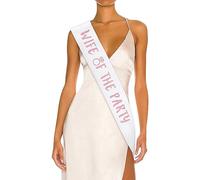 Bachelorette Sash, Wife of the Party Sash for Wife of the Party Bachelorette Hen Party Bridal Shower Bride To Be Decorations Favors Gifts Accessories