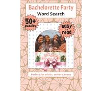 Bachelorette Word Search: Word Searches with Easy to Read Print about Bachelorette, Bachelorette Party and More | 6x9 inches, 110 pages | 50+ ... Holidays, Birthdays, and Just Relaxing.