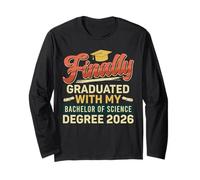 Bachelor's Degree Finally Bachelor of Science 2026 Bachelors Long Sleeve T-Shirt