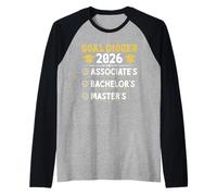 Bachelor's Degree Goal Digger 2026 Funny Bachelor's Raglan Baseball Tee