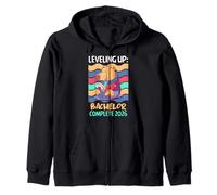 Bachelor's Degree LEVELLING UP BACHELOR 2026 Gaming Zip Hoodie