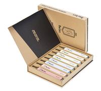 Bacher Manual Knife Sharpener, 8 Pcs Pocket Whetstone Set with 120-8000 Grit - Extra Large, White, for Apex Edge, Ruixin and KKmoon Sharpening Systems