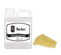 Bacher Worktop Oil 500ml - Food Grade Cutting Board Oil - 100% Safe Natural Wood Oil for Protects and Restore Cutting Boards, Butcher Block, Kitchen Worktop and Wooden Utensils