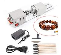 BACHIN Mini Lathe Beads Polisher Machine DIY CNC Machining for Table Woodworking Wood DIY Tool Lathe Standard Set