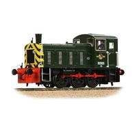 Bachmann 31-364ASF Class 03 D2095 BR Green Wasp Stripes DCC Sound Fitted OO