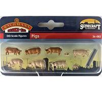 Bachmann 36-082 Pigs (10) Figure Set