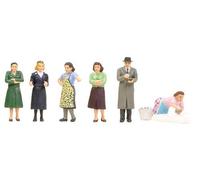 Bachmann 36-406 Suburban Street Scene (6) Figure Set
