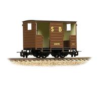 Bachmann 393-101A RNAD Open-End Brake Van Statfold Barn Railway Brown OO9 Gauge