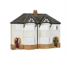 Bachmann 44-0206 Scenecraft Low Relief 30s Semi Detached Houses (Pre-Built)