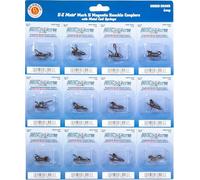 Bachmann 78027 E-Z MATE MARK II MAGNETIC KNUCKLE COUPLERS with METAL COIL SPRING-UNDER SHANK-LONG (12 pair/card) -HO Scale