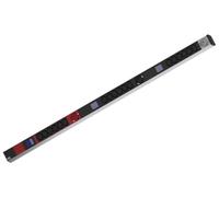 Bachmann 800.2399 BN0500 19 Inch PDU 1HE 18xC13 3x Protective Contact, Power Measurement, Connection CEE 3X 16A Red/Black/Silver