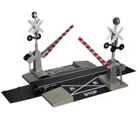 Bachmann 96214 Large G Scale Steel Alloy Track with Operating Crossing Gate, Multicolor Rolling Stock