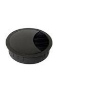 Bachmann Cable Grommet Zinc Lockable Cover 80mm Black